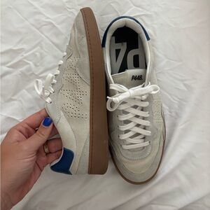 P448 grey and blue sneakers